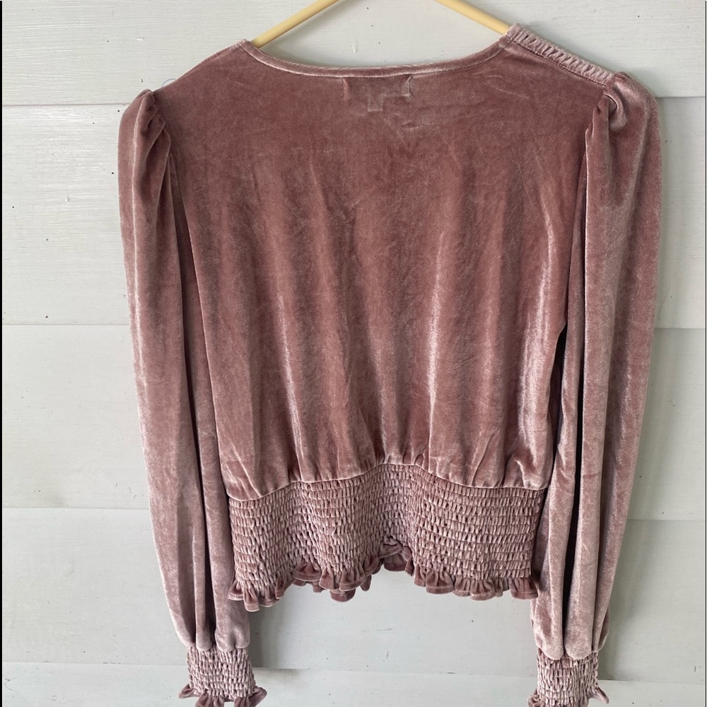 VINTAGE VELVET TOP - Picture 2 of 5